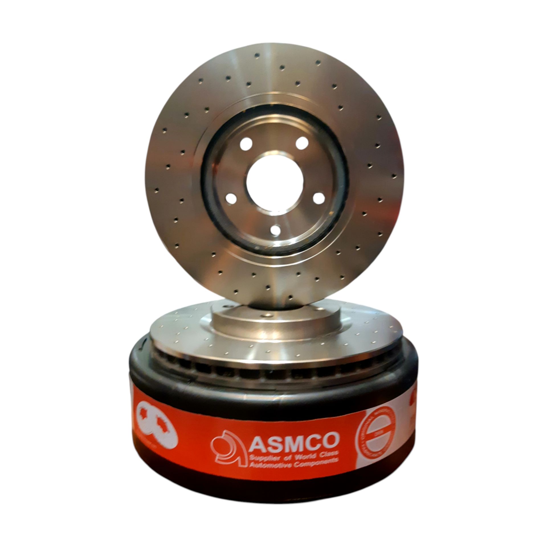 دیسک ترمز عقب هایما اس 5 (Haima S5) سوراخ دار خنک شونده برند آسمکو ASMCO